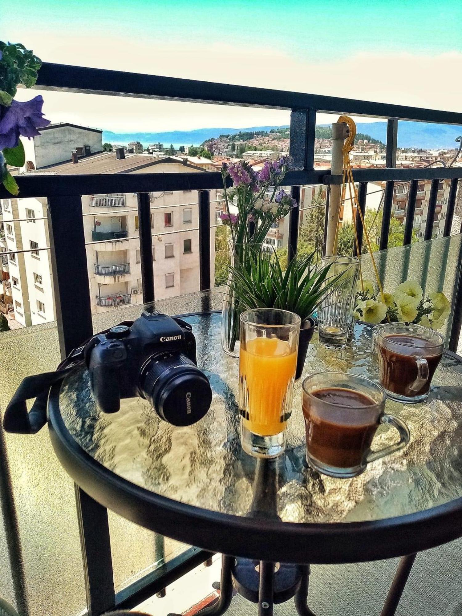 Nadia Apartment Ohrid With Lake View Εξωτερικό φωτογραφία